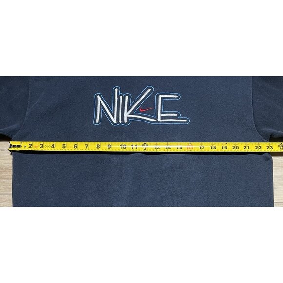 Nike Blue Spellout Sweatshirt Crewneck - Vintage Size XL - Picture 13 of 15